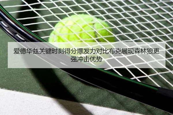 爱德华兹关键时刻得分爆发力对比布克展现森林狼更强冲击优势